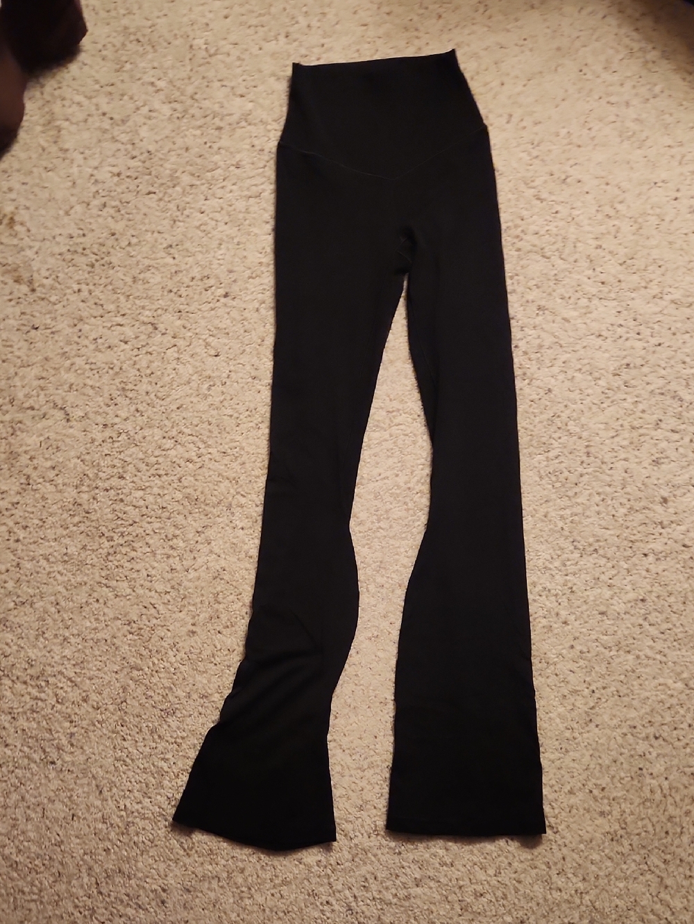 Brand New, Never Worn Aerie Women's Black High-Waist Flared Leggings, Sixe XS